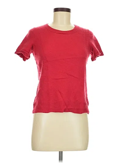 Pre-owned Jones New York Collection Cardigan Sweater In Red