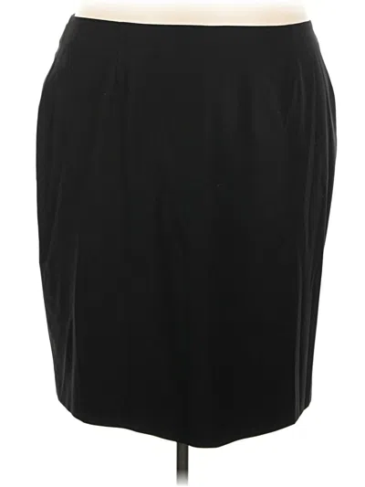 Pre-owned Jones New York Collection Casual Skirt In Black