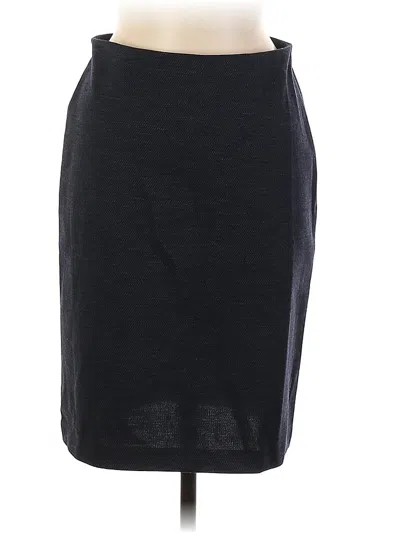 Pre-owned Jones New York Collection Casual Skirt In Gray