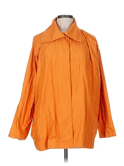 Pre-owned Jones New York Collection Coat In Orange
