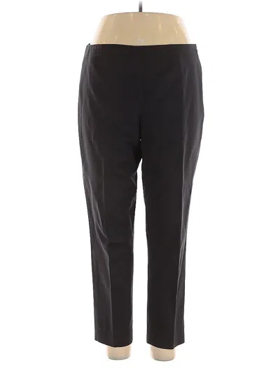 Pre-owned Jones New York Collection Dress Pants In Black
