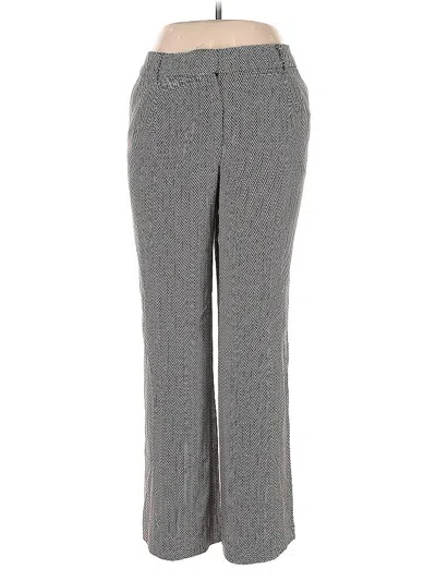 Pre-owned Jones New York Collection Dress Pants In Gray