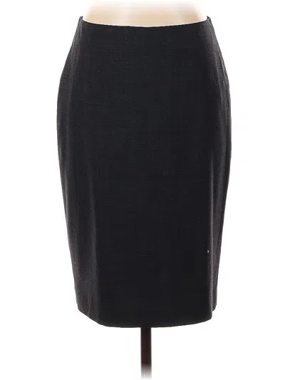 Pre-owned Jones New York Collection Formal Skirt In Gray