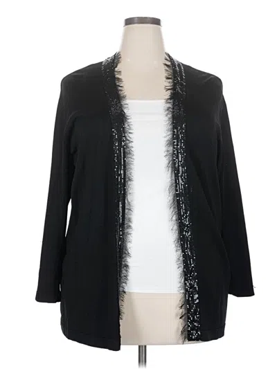 Pre-owned Jones New York Collection Kimono In Black
