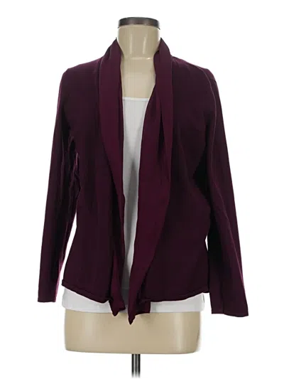 Pre-owned Jones New York Collection Kimono In Burgundy