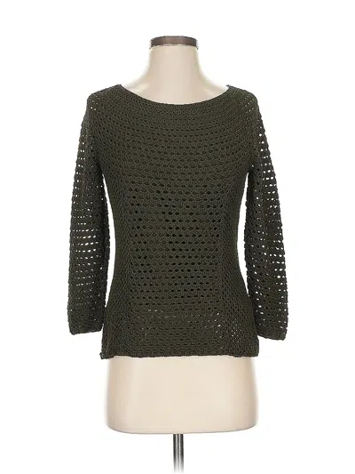 Pre-owned Jones New York Collection Pullover Sweater In Green