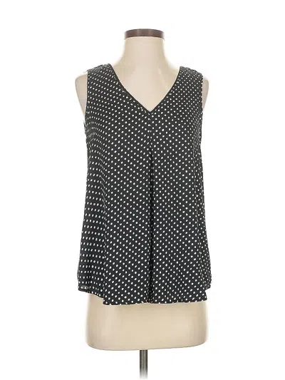 Pre-owned Jones New York Collection Sleeveless Blouse In Black