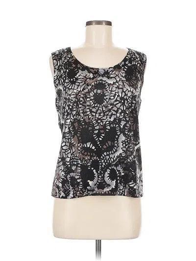 Pre-owned Jones New York Collection Sweater Vest In Black