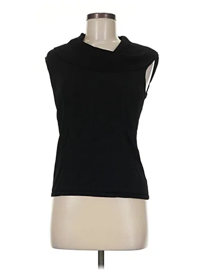 Pre-owned Jones New York Collection Sweater Vest In Black