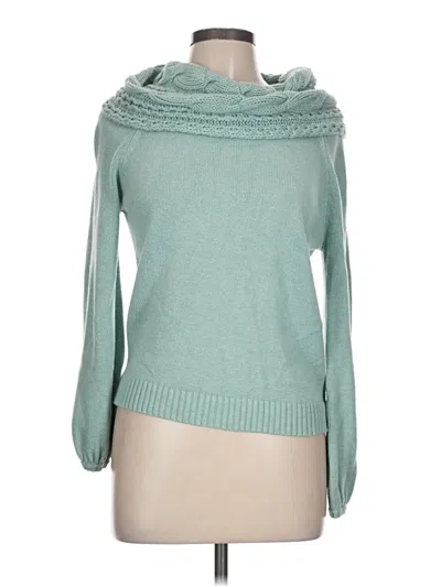 Pre-owned Jones New York Collection Turtleneck Sweater In Blue