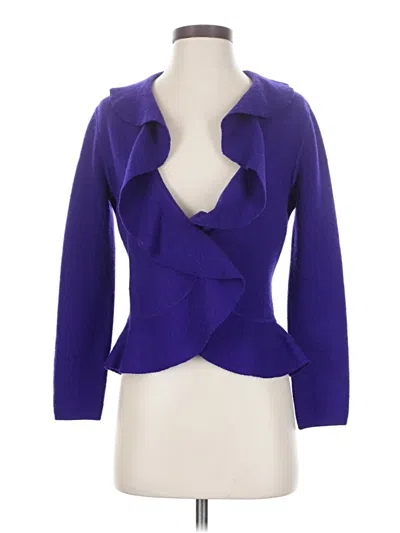Pre-owned Jones New York Collection Wool Blazer Jacket In Purple
