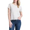 Jones New York Crochet Top In Nyc White