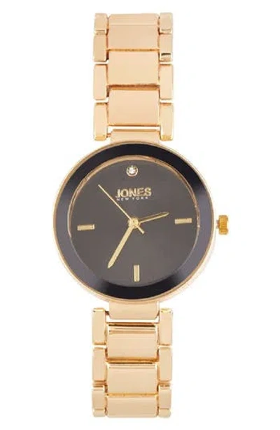 Jones New York Crystal Sunray Quartz Bracelet Watch, 32.5mm In Gold