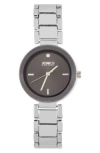 Jones New York Crystal Sunray Quartz Bracelet Watch, 32.5mm In Metallic