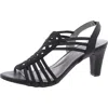 Jones New York Denice Womens Open Toe Cushioned Footbed Wedge Sandals In Black