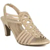 Jones New York Danely Womens Embellished Manmade Slingback Sandals In Multi