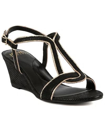 Jones New York Denera Strappy Wedge Sandals, Created For Macy's In Black