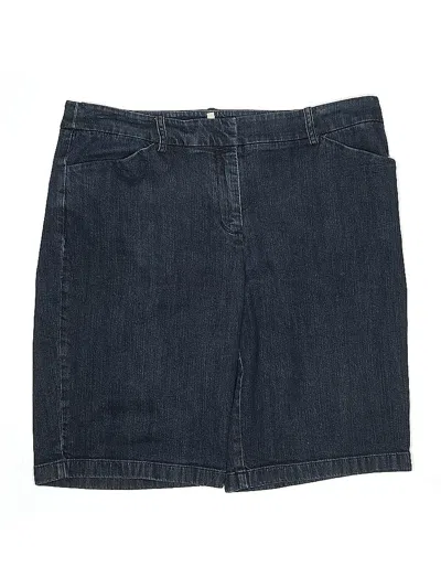 Pre-owned Jones New York Denim Shorts In Blue
