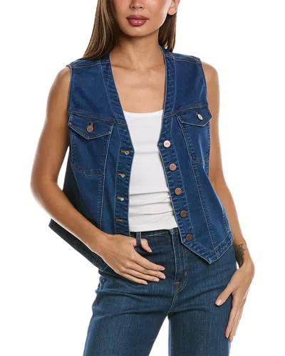 Jones New York City Denim Vest, Shore Wash In Blue