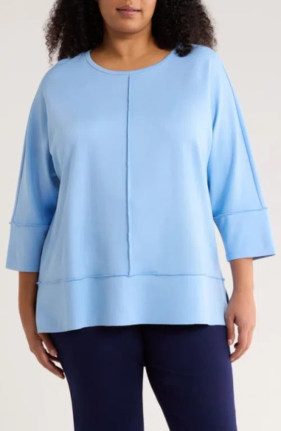 Jones New York Dolman Sleeve Top In Blue