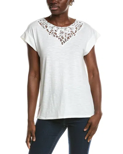 Jones New York Dolman Top In White