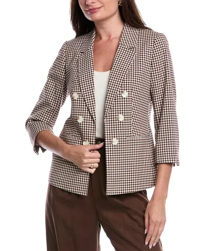 JONES NEW YORK JONES NEW YORK DOUBLE-BREASTED BLAZER