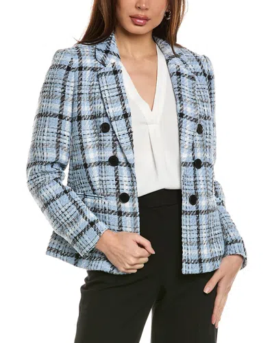 Jones New York Double-breasted Jacket In Blue