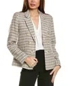 Jones New York Double-breasted Jacket In Brown