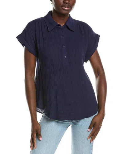 Jones New York Drop Shoulder Blouse In Purple