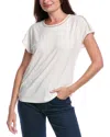 Jones New York Extended Shoulder Top In White