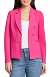 Jones New York Faux Double Breasted Jacket In Azalea