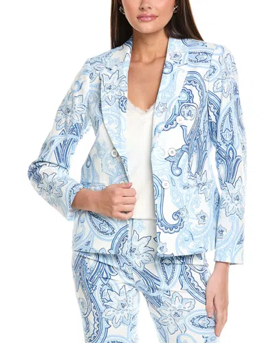 JONES NEW YORK JONES NEW YORK FAUX DOUBLE-BREASTED JACKET