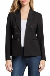 Jones New York Faux Double Breasted Jacket In Jones Black