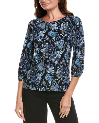 Jones New York Floral Print Shirt In Multi