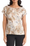 Jones New York Floral Top In Multi