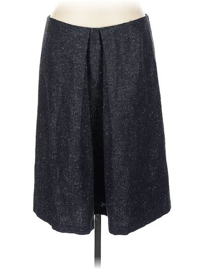 Pre-owned Jones New York Formal Skirt In Gray