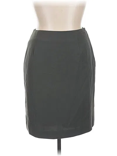 Pre-owned Jones New York Formal Skirt In Gray
