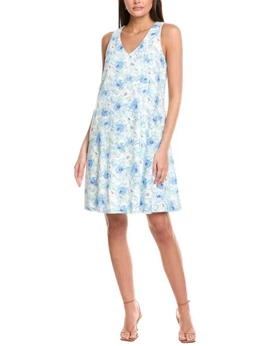Jones New York Gina Trapeze Linen-blend Dress