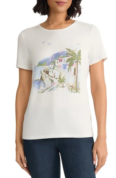 Jones New York Graphic T-shirt In Pattern