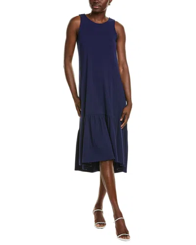 Jones New York High-low Maxi Dress In Blue