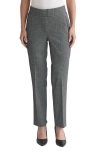 Jones New York High Waist Pull-on Pants In Gray