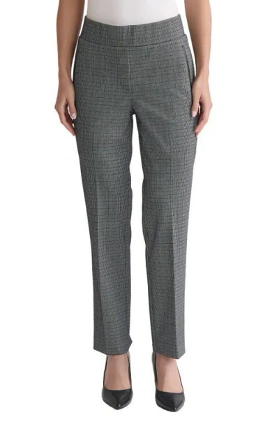 Jones New York High Waist Pull-on Pants In Gray