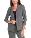 Jones New York Jacket In Gray