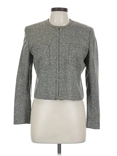 Pre-owned Jones New York Jacket In Gray