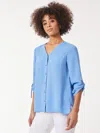 Jones New York Womens Button-down Work Wear Button-down Top In Multi