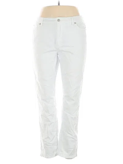 Pre-owned Jones New York Jeans In White