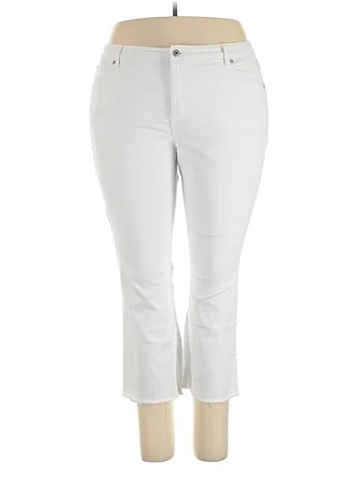 Pre-owned Jones New York Jeans In White