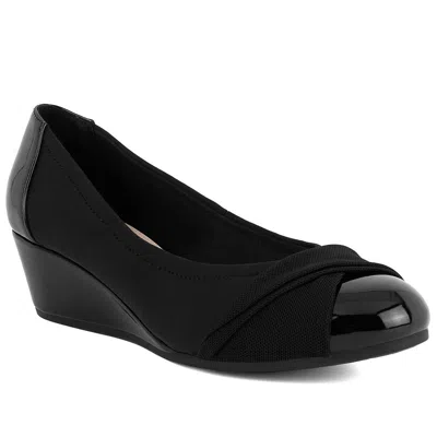 JONES NEW YORK JNY-PRESLEE WOMENS COMFORT INSOLE MANMADE WEDGE HEELS