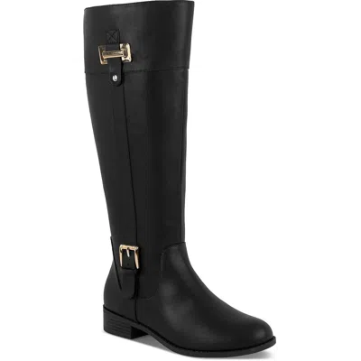 JONES NEW YORK JNYLEODENN WOMENS BELTED MANMADE KNEE-HIGH BOOTS