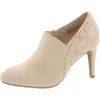 Jones New York Kaindie Womens Embossed Faux Leather Shooties In Pink